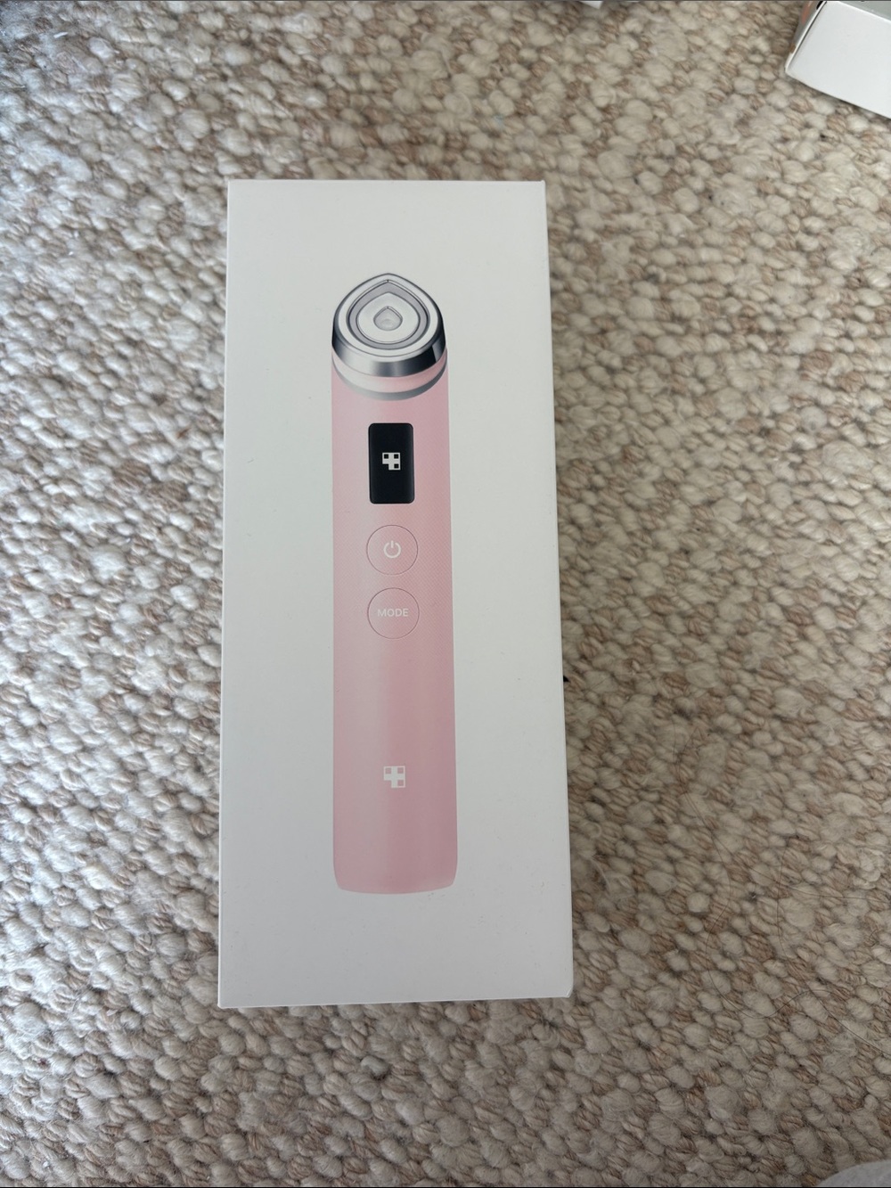 Pink Facial Skin Care Device - Compact LED Treatment Wand. Never used new in box